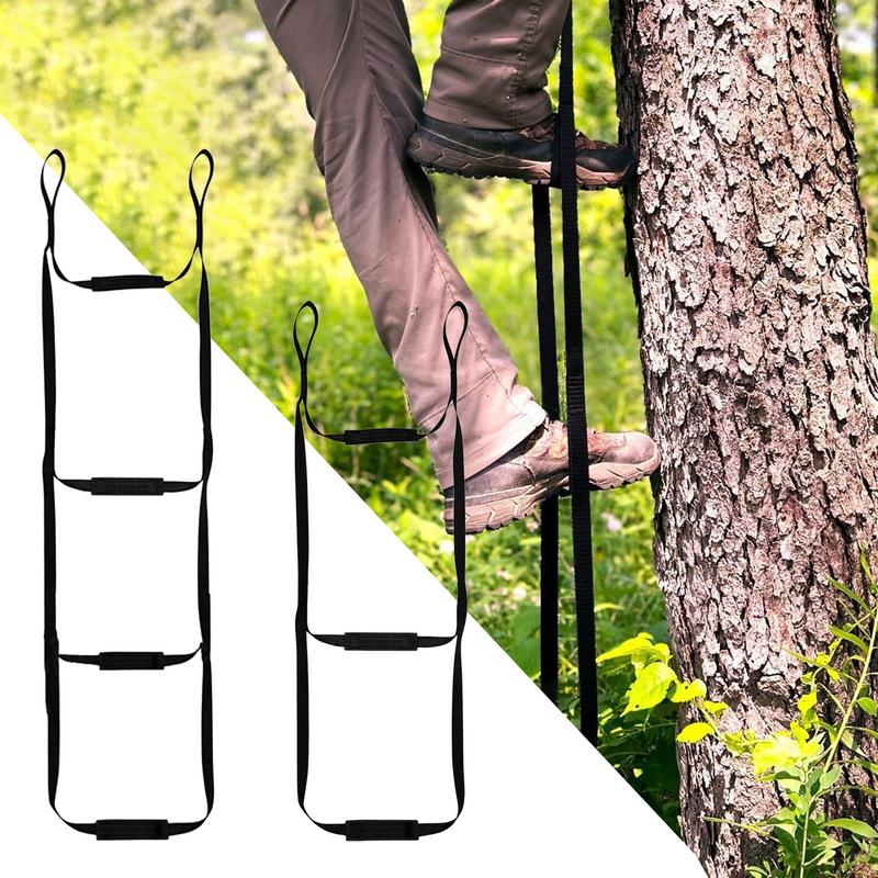 Fire Escape Ladder - แบบพกพาล่าสัตว์ปีนต้นไม้ Aider พร้อม Anti-Skidding ขั้นตอนปีนเชือกบันไดสําหรับ Rock
