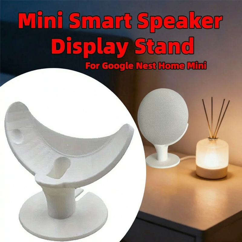 Google Speaker Nest Audio - ขาตั้งลำโพงอัจฉริยะขนาดเล็กสำหรับตั้งโต๊ะในบ้าน ชั้นวางของตกแต่งสำหรับ Google Nest Home Mini
