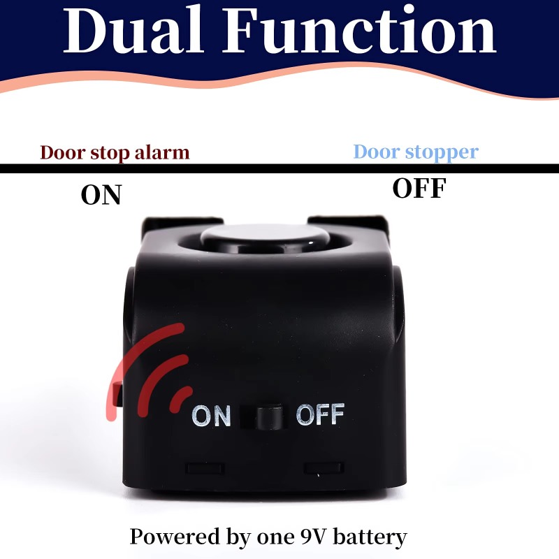 สัญญาณกันขโมยแบบพกพาสำหรับประต - Door Stop Alarm บทวิจารณ์และราคา