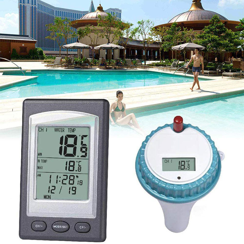 ดิจิตอลเครื่องวัดอุณหภูมิสระว่ - Pool Alarm Float บทวิจารณ์และราคา