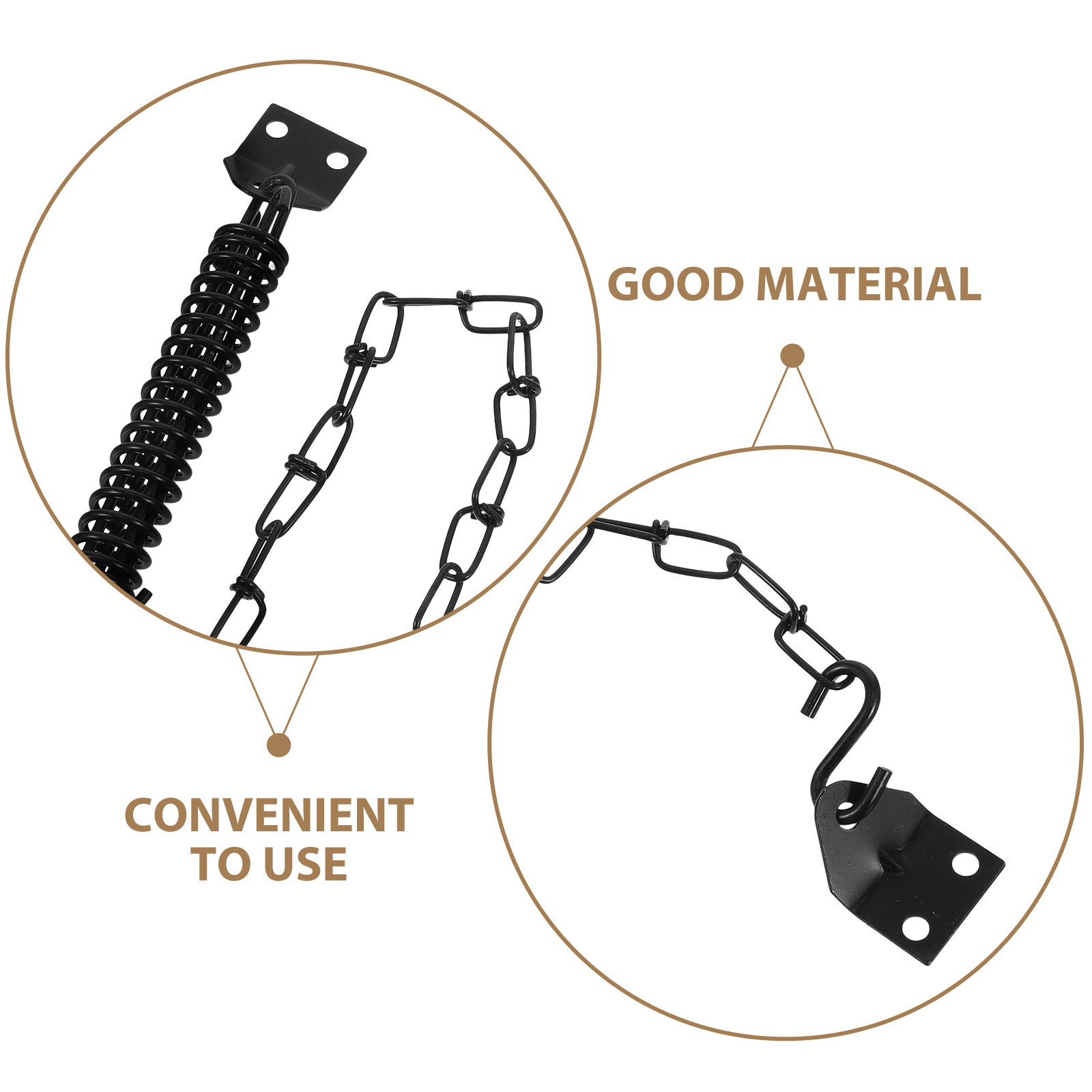 ชุด 2 ชิ้น กลอนประตูโซ่กันลมสเ - Security Chain Door บทวิจารณ์และราคา