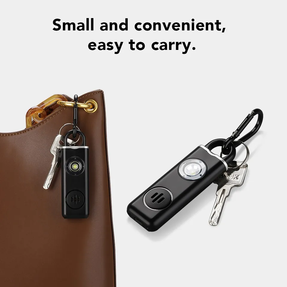 130dB Self Defense ALARM พกพา  - Personal Alarm Keychain บทวิจารณ์และราคา