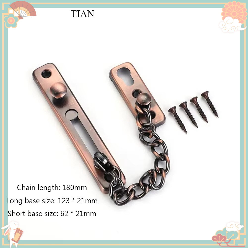โซ่ล็อคประตูพร้อมกลอนล็อค โซ่ล - Security Chain Door บทวิจารณ์และราคา