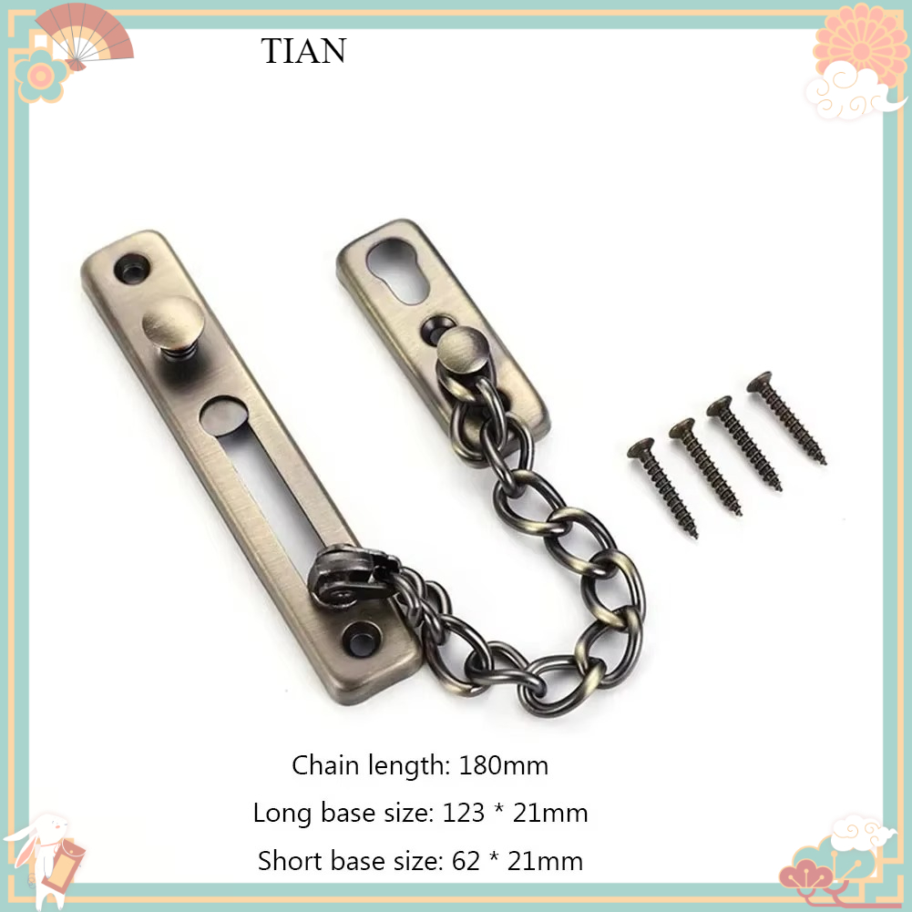 โซ่ล็อคประตูพร้อมกลอนล็อค โซ่ล - Security Chain Door บทวิจารณ์และราคา
