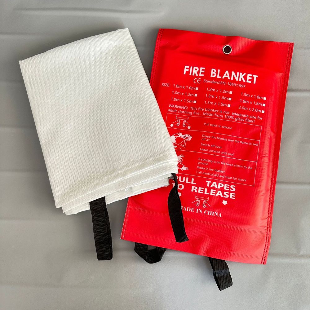 ผ้าห่มกันไฟแบบพกพา ผ้าใยแก้วเพ - Fire Blanket Kitchen บทวิจารณ์และราคา