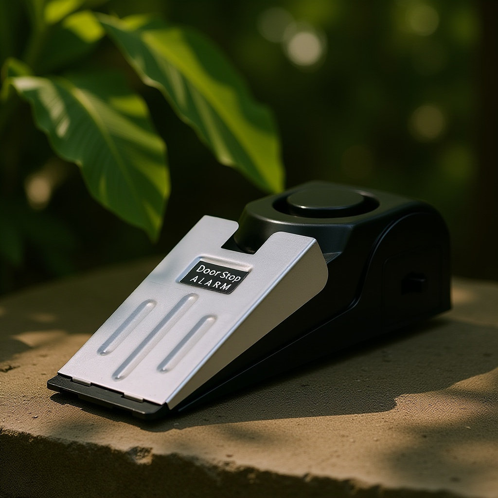 อุปกรณ์กันขโมยแบบสัญญาณเตือนปร - Door Stop Alarm บทวิจารณ์และราคา