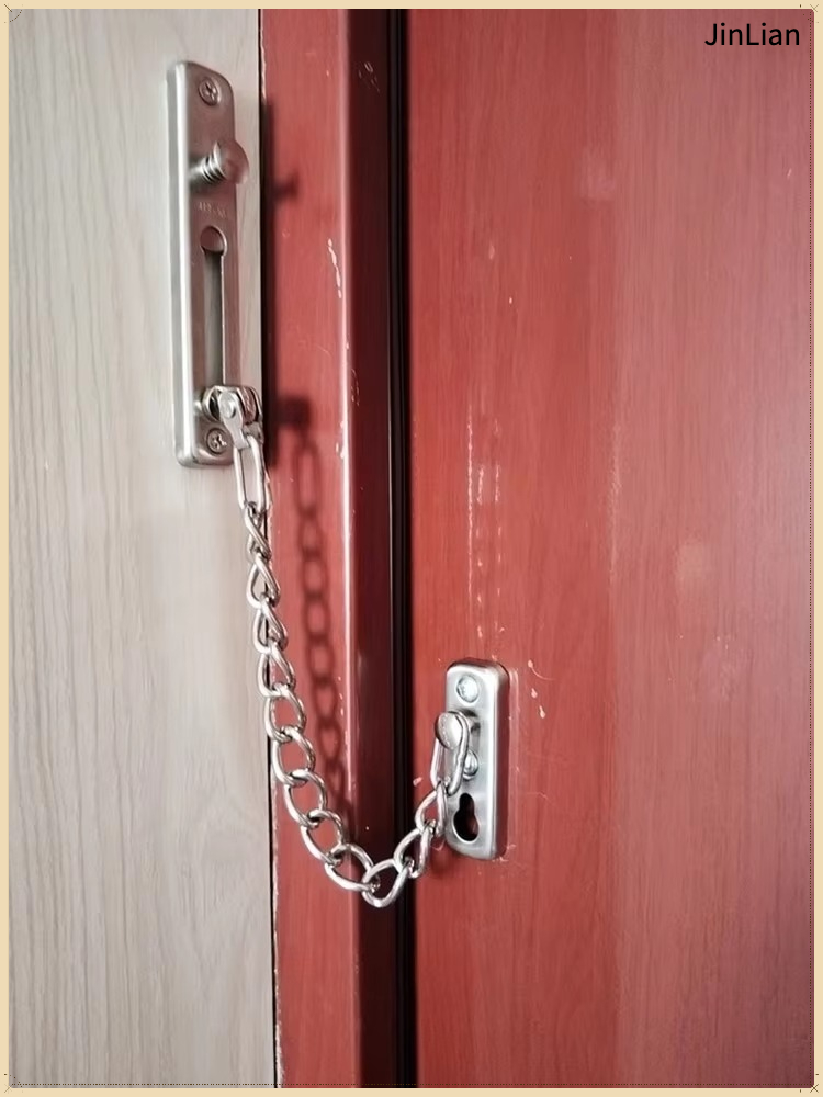 1 ชิ้น โซ่ประตูสเตนเลสสตีล ตัว - Security Chain Door บทวิจารณ์และราคา