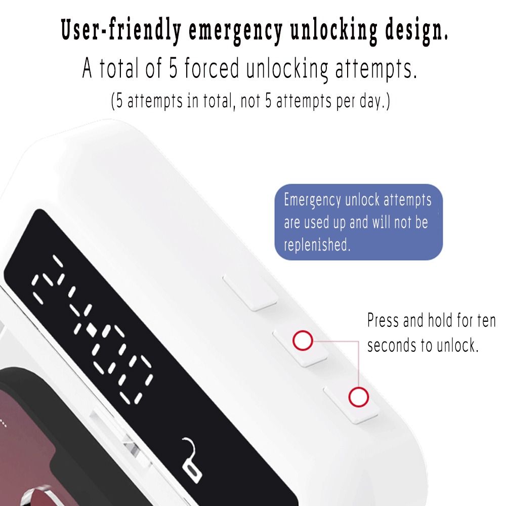 กล่องล็อคโทรศัพท์แบบพกพาพร้อมต - Medicine Cabinet Lock บทวิจารณ์และราคา