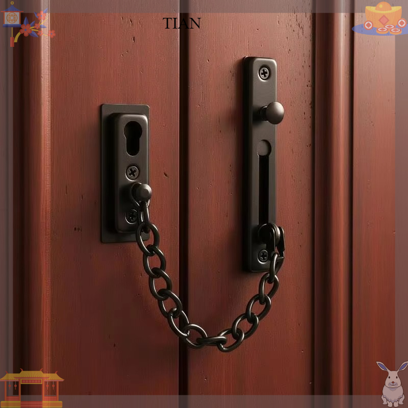 โซ่ล็อคประตูพร้อมกลอนล็อค โซ่ล - Security Chain Door บทวิจารณ์และราคา