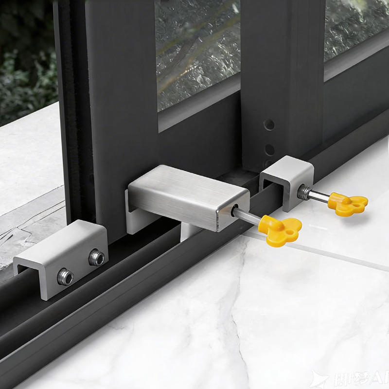ตัวล็อคหน้าต่างแบบปรับได้ อลูม - Window Lock Bar บทวิจารณ์และราคา