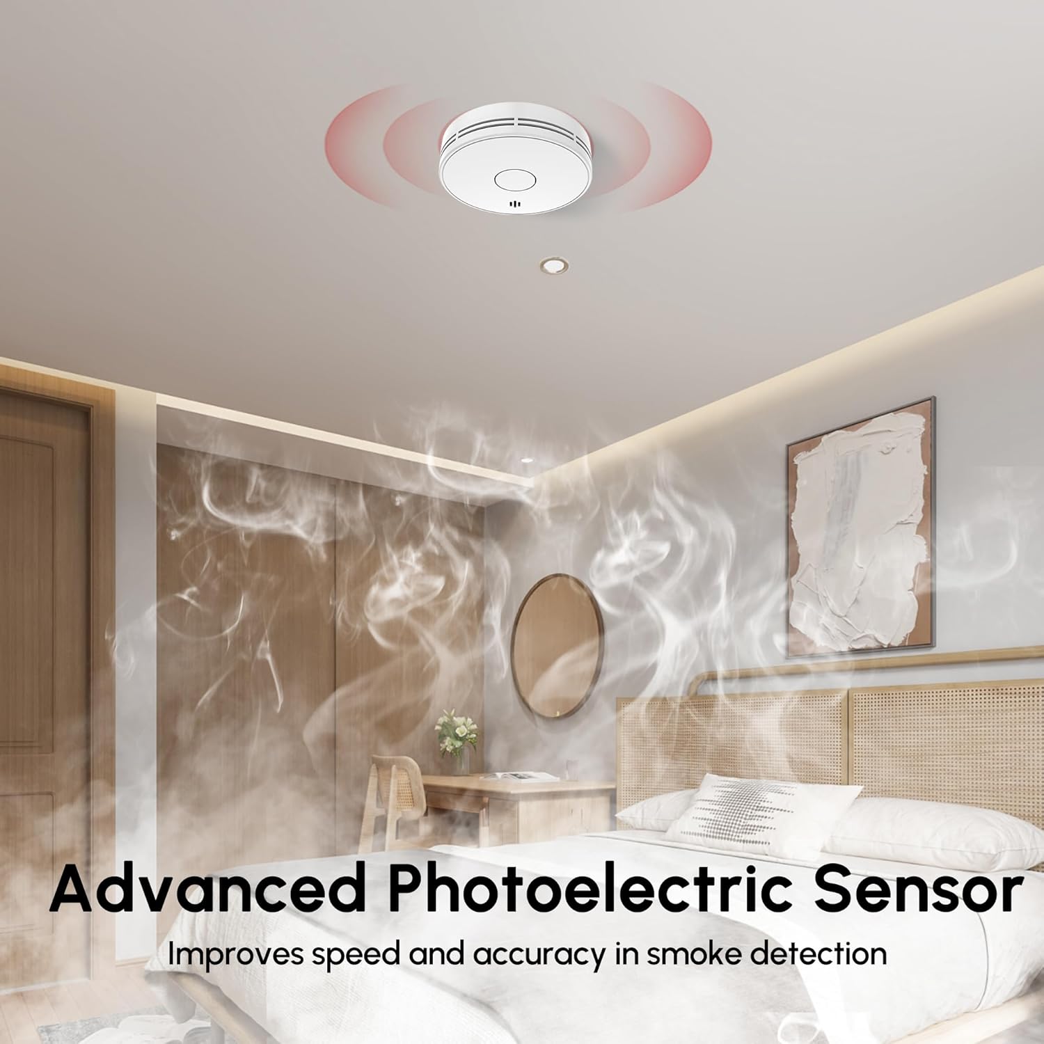 สัญญาณเตือนควันสําหรับบ้าน, เค - Smoke Detector Interconnected บทวิจารณ์และราคา