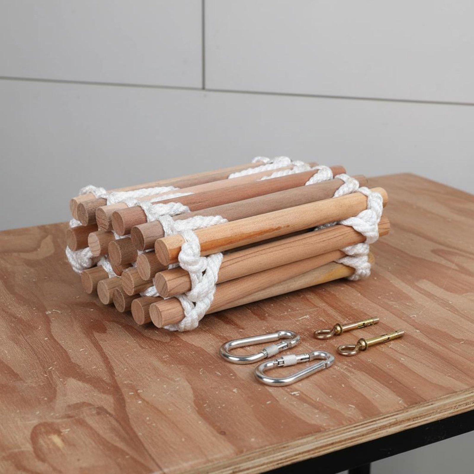 บันไดเชือกยืดหยุ่นสำหรับหนีภัย - Fire Escape Ladder บทวิจารณ์และราคา
